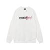 Unisex Oversized Cotton Crewneck Sweatshirt With Letter Dice Print Fall Youth Streetwear