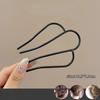 Luxury Crystal U-shaped Hair Combs For Bridal Women Hairstye Metal Hair Stick Bun Updo Bride Hairpins Wedding Hair Accessories