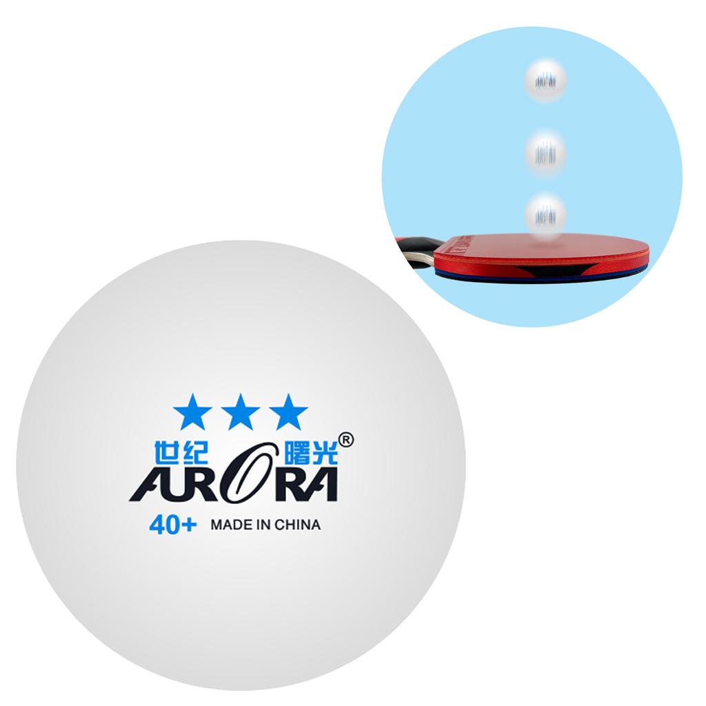 Pachet de 10 Minge de Tenis de Masă 40mm Minge de Pingpong din Plastic pentru Petrecere Familie Școală Joc în Aer Liber Începător Adult și Atleți