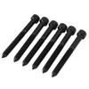 6Pcs Electric Guitar Neck Guard Hex Screw Corrosion Resistance Neck Plate Mounting Screw for Bridge Plate
