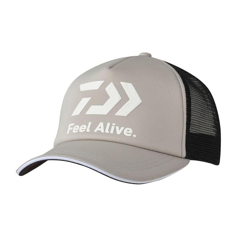 

[DAIWA] FeelAlive. Soft half mesh cap 25DC-6225 gray free