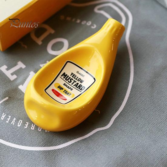 Dipping Dish Eye-catching Unique Shape Ceramic Tomato Ketchup Dipping Bowl Desktop Decor for Home