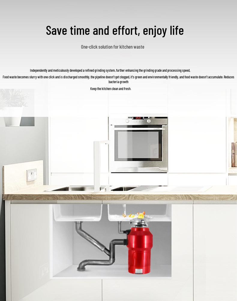 Household Food Waste Grinder & Disposer