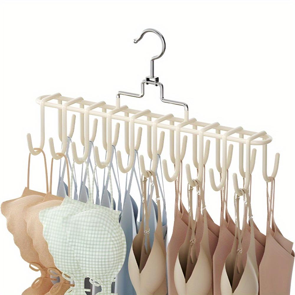 

Stainless Steel Multi-Hook Clothes Hanger - Space-Saving Organizer,for Home,Dorm,Closet Storage,Holds Multiple Items Efficiently