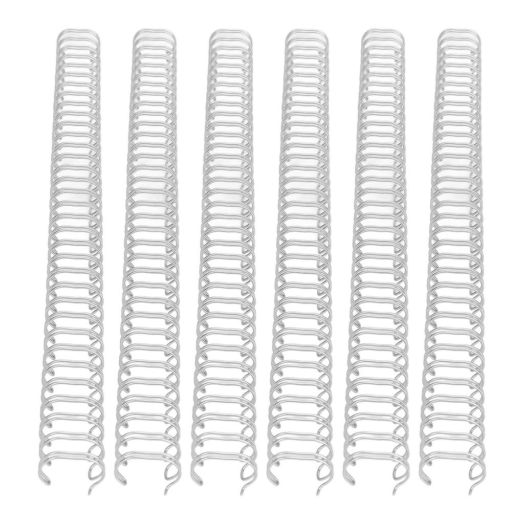 100 Stück Spiralbindespiralen 34   3:1 Teil   Papier Doppelspirale Bindespiralen 120 Blatt Kapazität 14,3 mm Durchmesser