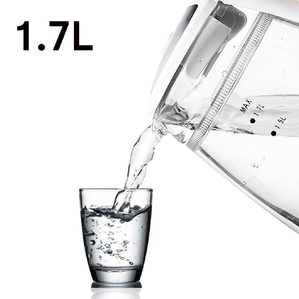 2000w 1.7L LED Illuminated Glass Kettle Electric Rapid Boil Cordless Electric Kettle kitchen kettle Teapot Smart Kettle