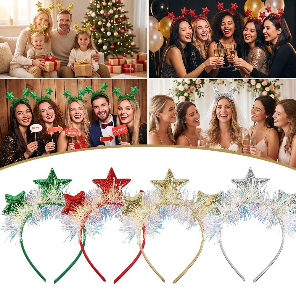 Cute New Year Decorative Headband Sweet Party Hair Accessory Masquerade Party