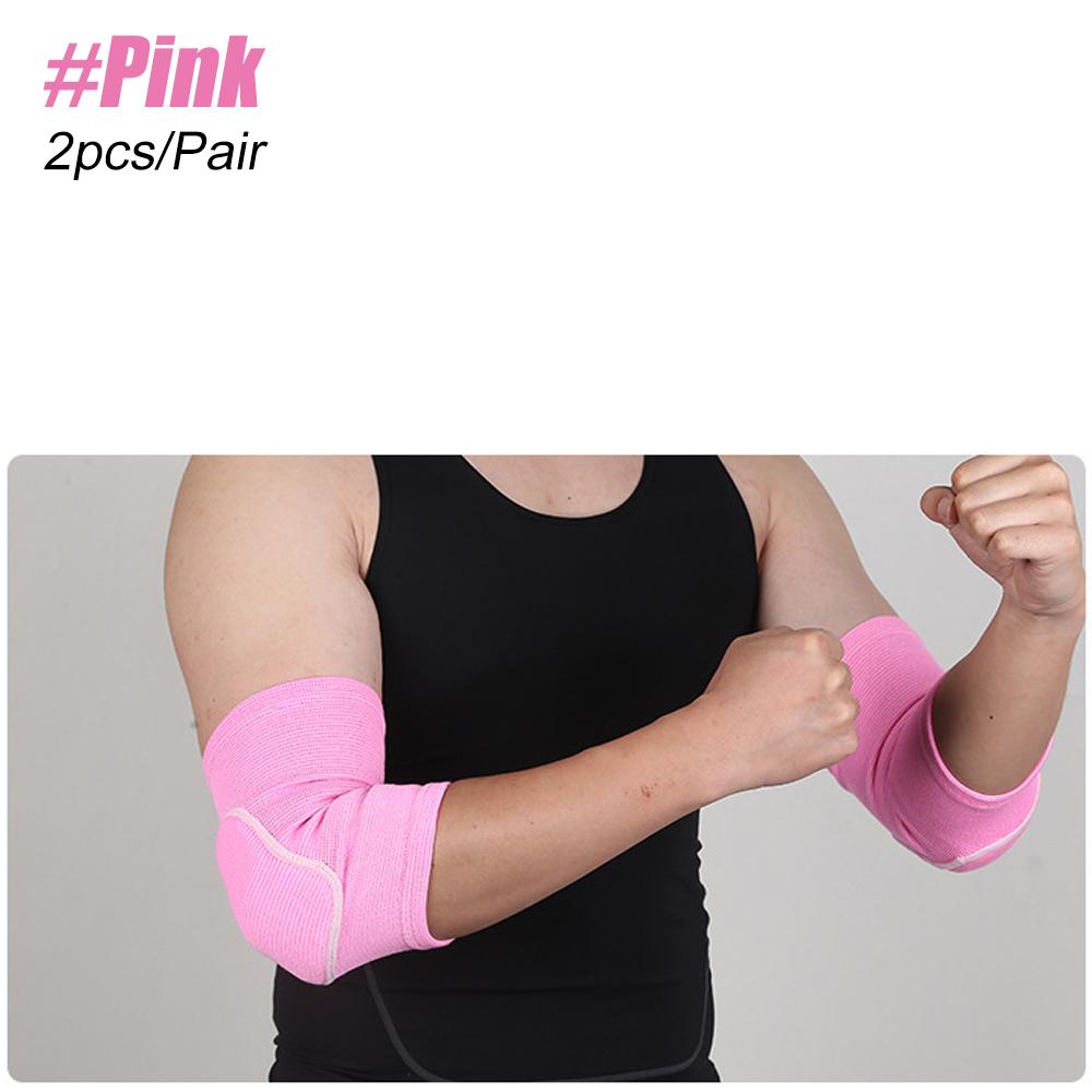 1Pair Compression Elbow Pads, Arm Brace Support Fitness, Arm Protector For Volleyball Basketball Breathable Elbow Wraps