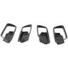 4pc Carbon Fiber Interior Handle Stickers for 2020 Toyota Corolla Cross