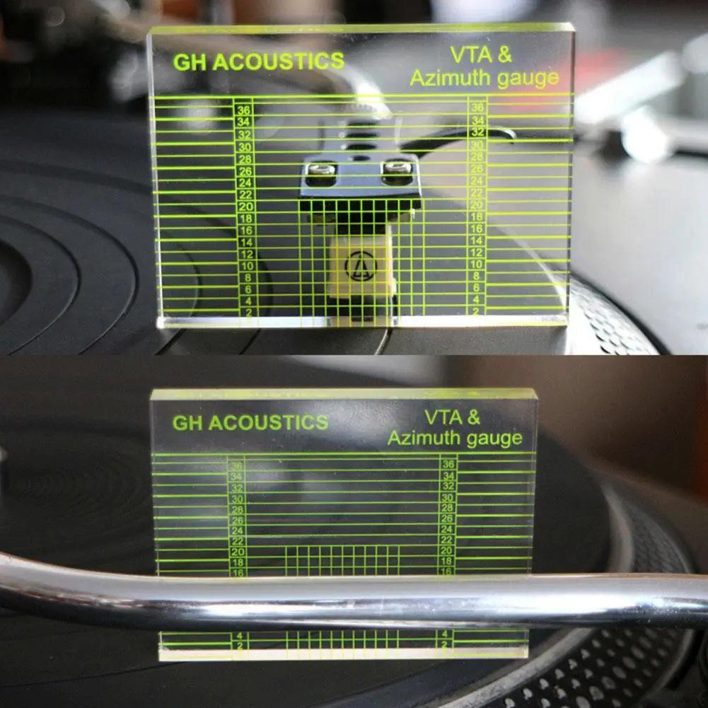 Cartuș Pick-up Braț de Ton VTA Echilibru Măsurare Azimut Orizontal Ajustare Riglă Instrument Pentru Pick-up Vinil LP Fonograf