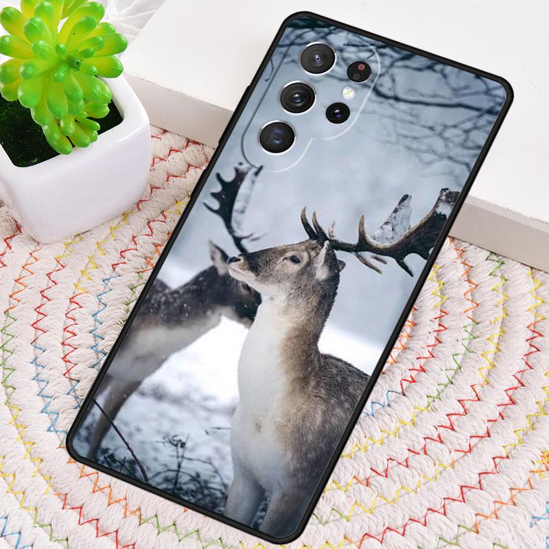 Stag Male Reindeer Nature TPU Phone Case For Samsung Galaxy note 10 pro S26 S25 S24 S23 S22 Ultra Plus S21 FE S20 Cover