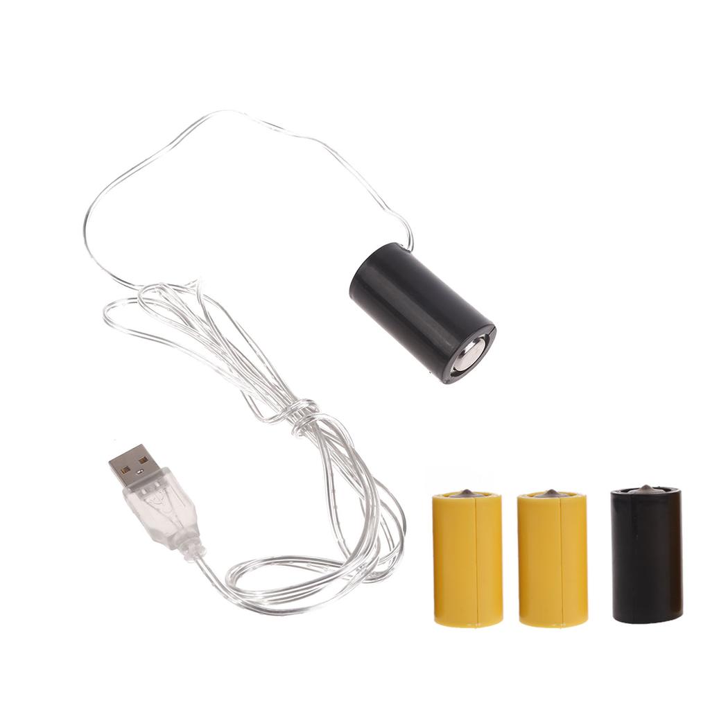 LR14 C Battery USB Power Supply Cable 4.5V 3V LR14 C Battery for Radio Electric Toy Clock LED Light