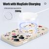 Magnetic For Magsafe Case For iPhone 17 Pro Max Colorful Stars Stripes Print Soft Silicone Phone Back Cover For iPhone 16 15 14 13 Pro Max 16e 17e