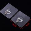 3X Strong Transparent Suction Cup Sucker Wall Hooks Hanger For Kitchen Bathroom