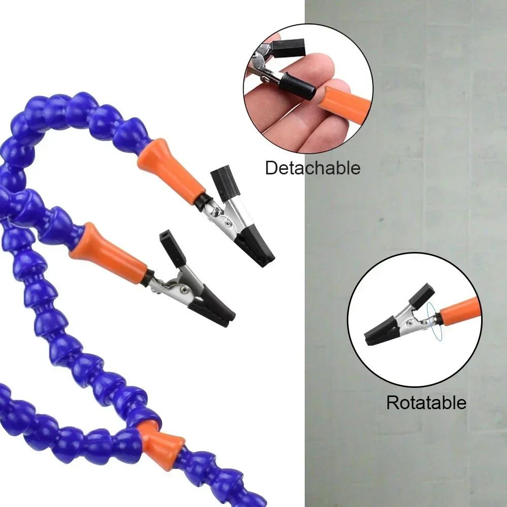 Electronics Soldering Iron Clamp Plastic Table Holder PCB Fixture Helping Hands Repair Tools Kit