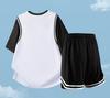 Best-Selling European-Size Basketball Set: Short Sleeve Round Neck Sporty Casual Running Outfit