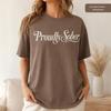 Proudly Sober Shirt | Sobriety Gift | AA NA Recovery Tee | Sober Anniversary | Comfort Colors 1717 | Unisex Heavyweight