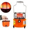 2 In 1 2000W Portable Heater Camping Stove Heating Cooker For Cooking Backpacking Ice Fishing