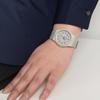 Q&Q Analog Solar Waterproof Watch with Urethane Strap E08A-502VK Men's Ecru