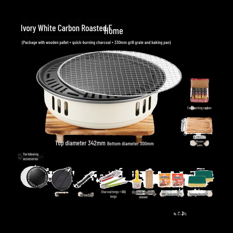 OEING Portable Aluminum BBQ Grill Set