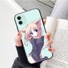 Black Case for Xiaomi Poco X6 X4 M5 M6 F5 F6 C65 C55 C50 C51 C40 Pro Redmi 14C A3X 13C 12C 11T 10A 9C Note 7 6 8A Plus W-59 Cat Girl