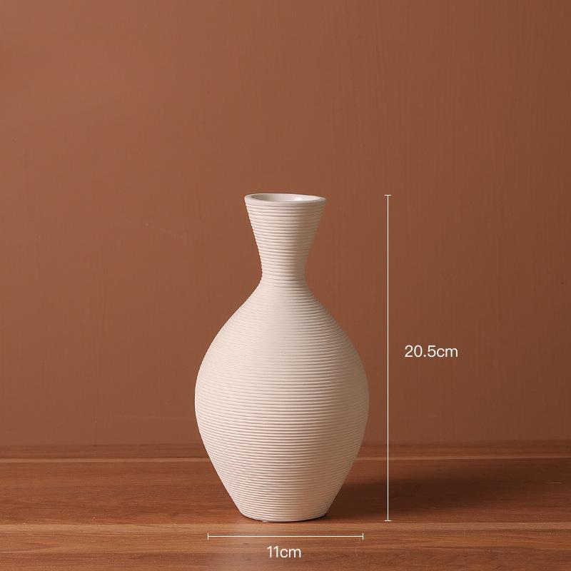 Modern Schlank Ins Stil Schlank Bester Embryo Retro Keramikvase Kreatives Design Heimdekoration Nordisch Retro Ländlicher Stil Handwerkskunst