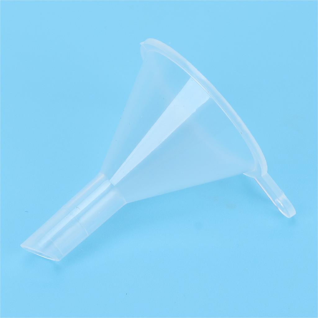 10ks malých průhledných trychtýřů Víceúčelové nástroje pro plnění kosmetických tekutin Parfém