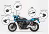 MITSUBA Motorcycle Drive Standard Model with Front and Rear (Mitsuba Sankowa) Recorder, Cameras, EDR-21
