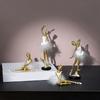 Ballerina Statue European Style Collectible Ballet Dancer Sculpture Artwork for Bedroom Home Office Bookcase Entrance Decor