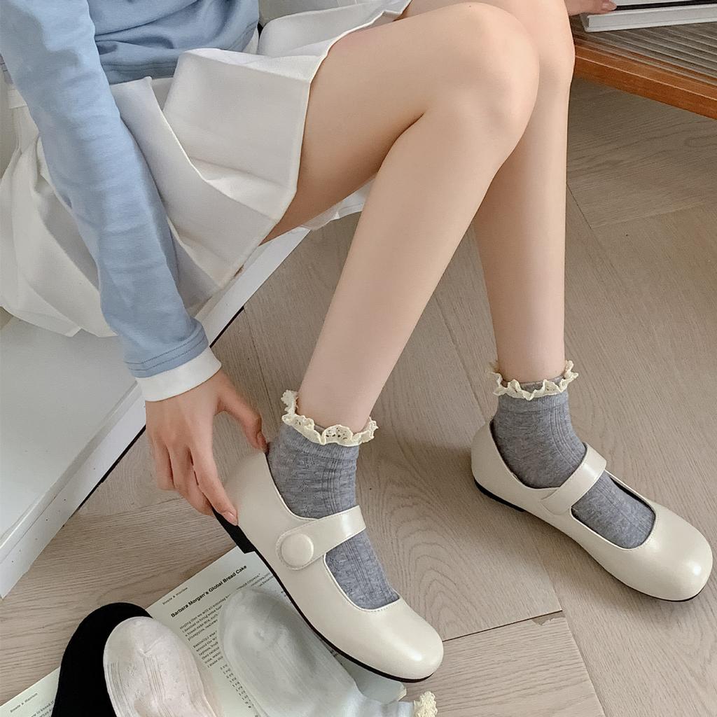 Lace Socks Women Breathable Mesh Stockings Thin Lolita Lace Tide Low Top Lolita