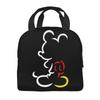 Mickey Mouse lunch bag with a zipper This portable insulated lunch bag features a soft cooler bag and a stylish clasp a great tote bag for or any