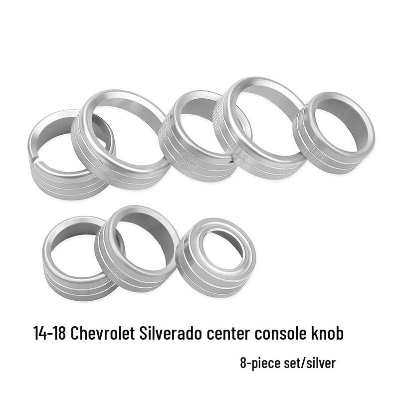 14-18 Chevy Silverado A/C Audio Knob Ring - Interior Modification