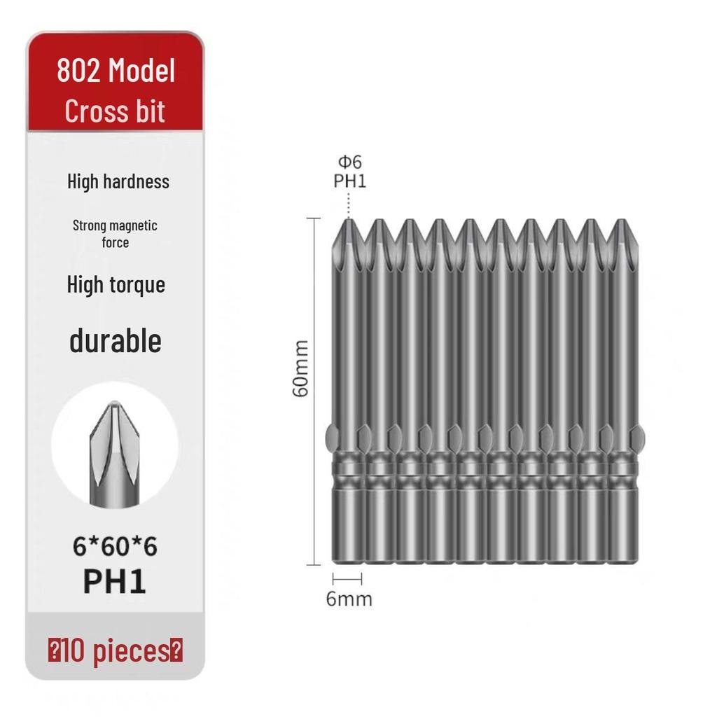 Cross 800 S2 Steel Magnetic Screwdriver Bits (801 & 802) for Electric Drills