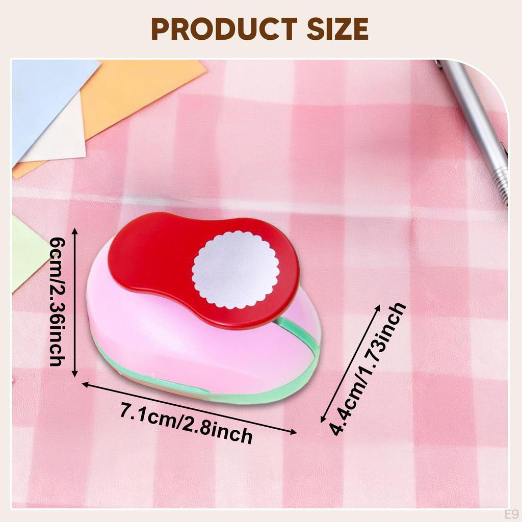Shape Paper Craft Hole Punch Multifunctional Lightweight Compact Puncher Cut Tool