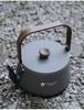 Portable Large Capacity Aluminum Outdoor Kettle for Camping and Picnics