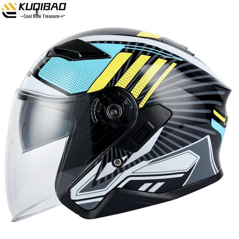 Cool Ride Lightweight Bluetooth Motorcycle Helmet with Dual Visor, 3C Certified, Long Battery Life, Comfortable Fit.
