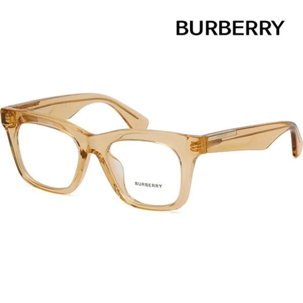 

[Burberry] Eyeglass Frames BE2407F 4063 Translucent Light Brown Square Horn-rimmed Fashion