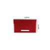 Red Carbon Fiber Interior Center Storage Cover Trim Sticker For Acura TL 2009-14