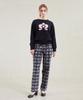 YUJEEOT Pink Phalaenopsis Knit Pullover