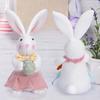 Decorazioni Coniglio Giorno di Pasqua con Uova, Bambola Gnomo Peluche Fatta a Mano Ornamento da Scrivania Regalo per Giorno di Pasqua per Bambino Adulto