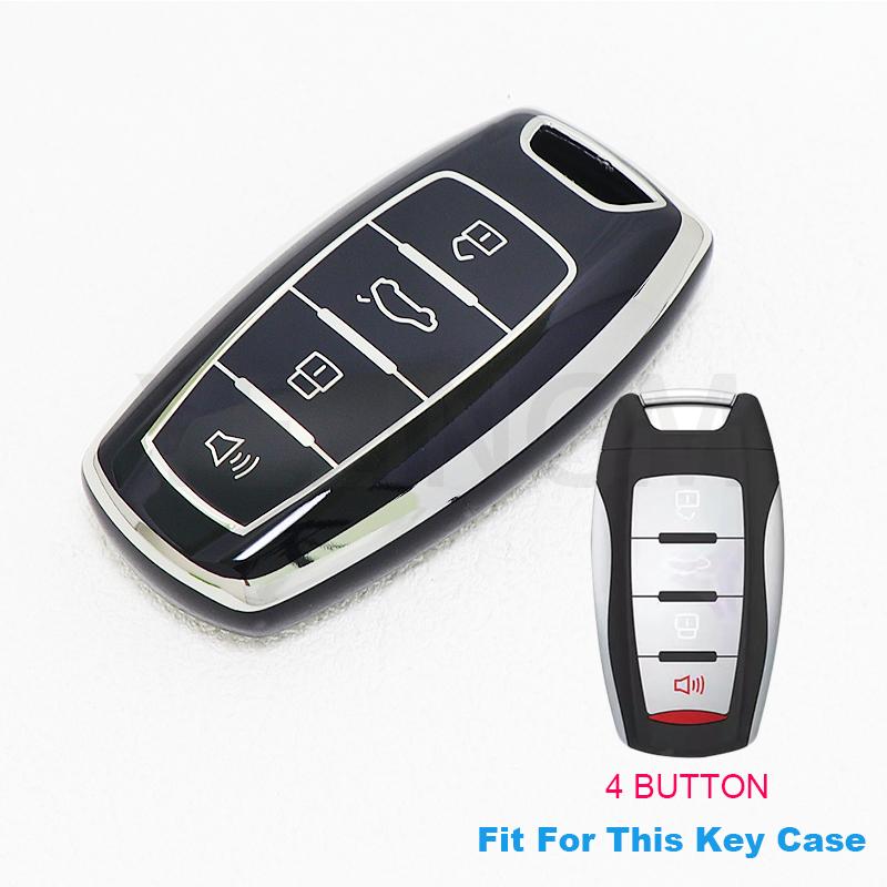 Husă TPU cu 4 Butoane pentru Cheie Auto pentru Great Wall Haval Jolion 2022 F5 F7 F7X F7H H2S GMW Dargo H6 H7 H4 H9 Carcasă Fob Accesorii