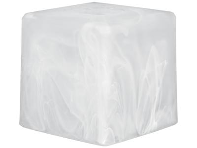 LAMPSHADE Square E27 Socket FOR LAMPS 10x10 Cm Glass