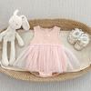 Summer Baby Girl Sleeveless Mesh Romper Princess Crawl Dress