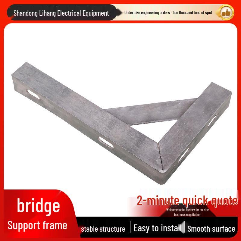Stainless Steel Cable Support Angle Bracket for Communication and Power Trenches