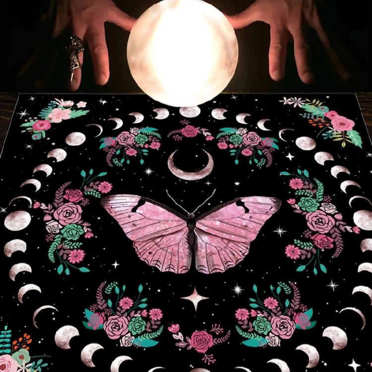 Tarots Tablecloth Divinations Table Cover Astrology Oracles Board Game Mat