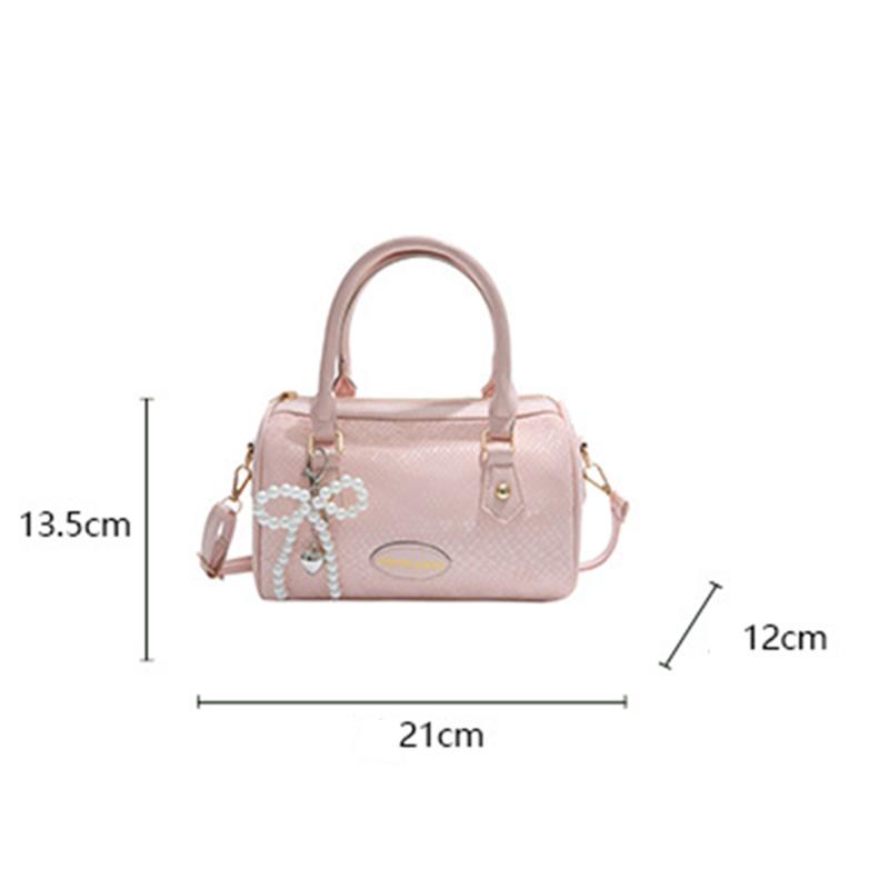 Einzelschulter Damen High-End Crossbody-Tasche Vielseitig Stilvoll Kleine Quadratische Tasche Geeignet für den Arbeitsweg mit Schleife