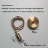Retro American E27 Copper Lamp Holder with Switch - Brass Pendant Cord for DIY Table Lamps and Chandeliers