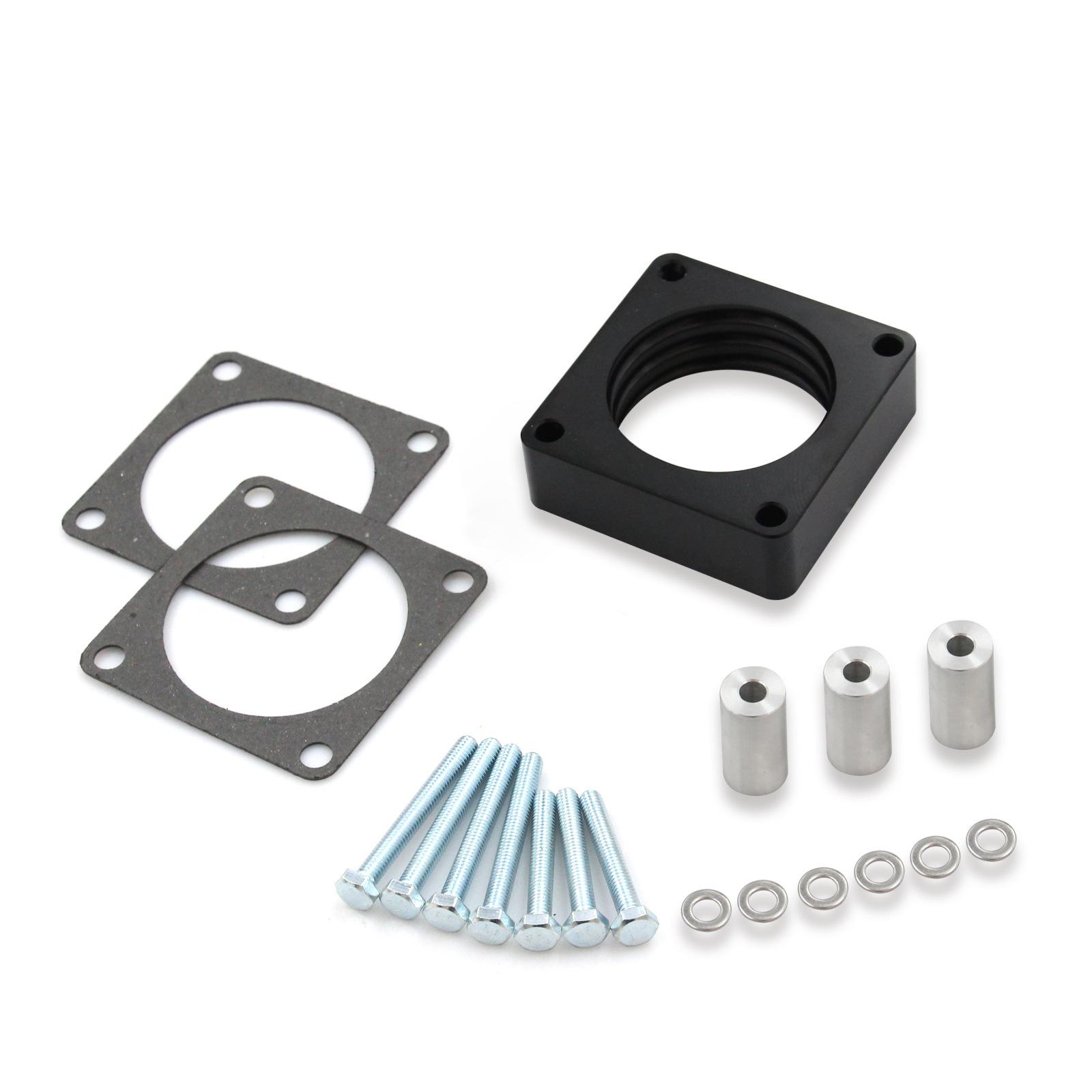 

For JEEP WRANGLER TJ THROTTLE BODY SPACER 2.5L 4.0L 1987-2004 YJ XJ WJ чёрный