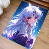 1pc Inuyasha Print Area Rug - Soft,Washable Non-Slip Indoor Mat for Office Chairs,Living Room,Home Office Decorative Rug
