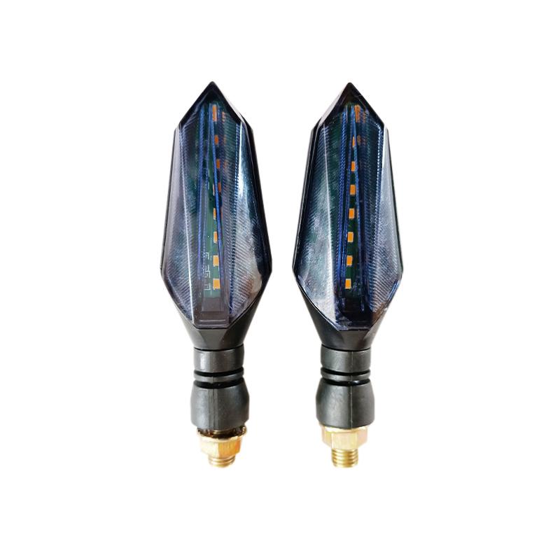 Pair Polaris Double-Sided Sequential LED Turn Signal Lights, 12V E-bike & Motorcycle Replacement Accessories